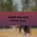 করকট খলর মলক নয়মবল Quiz